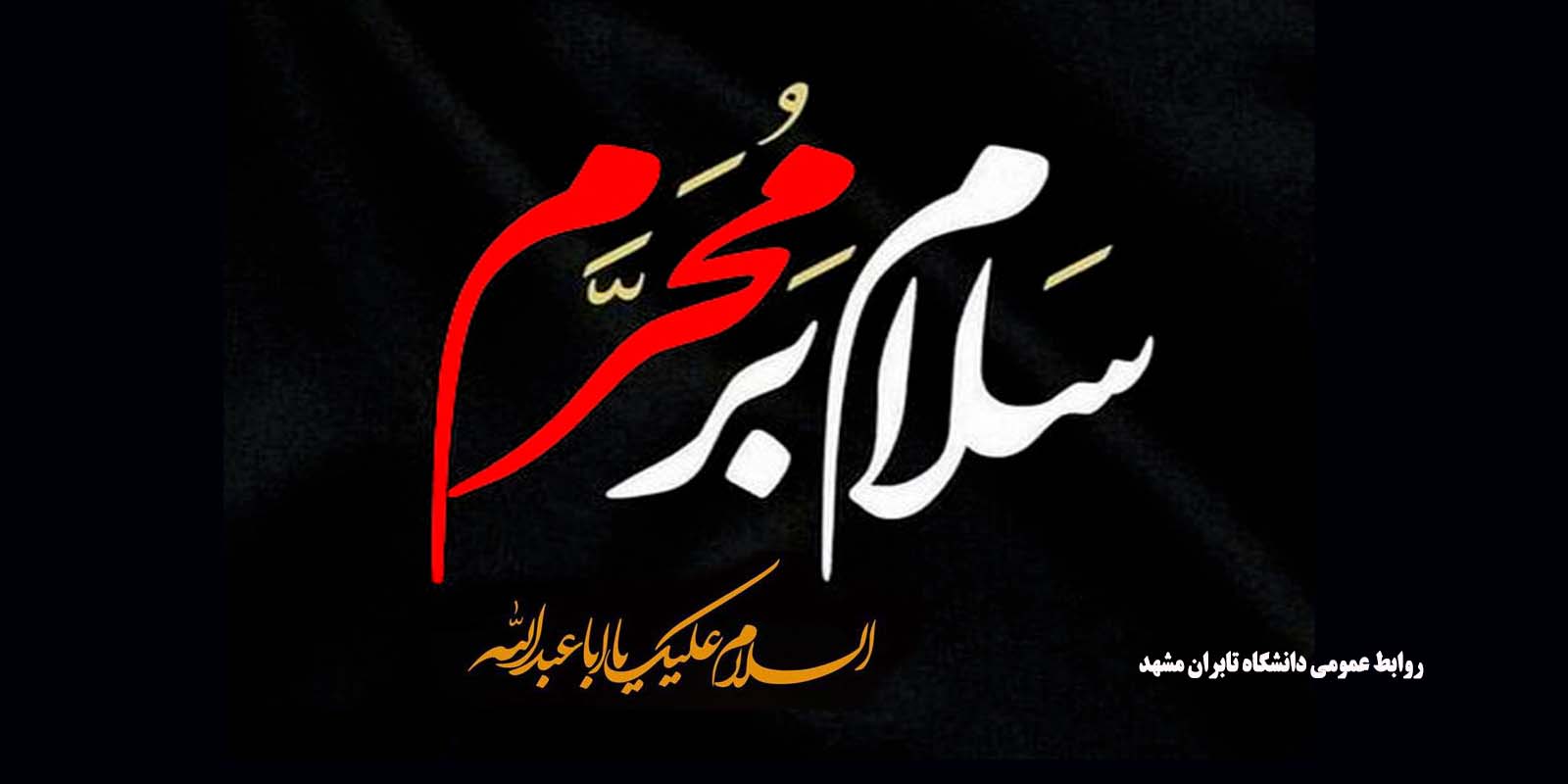 فرا رسیدن ماه محرم و ایام سوگواری امام حسین علیه السلام تسلیت باد